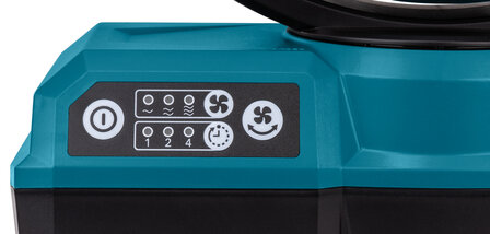 Makita CF001GZ XGT 40V accu ventilator met zwenkfunctie body - 235mm