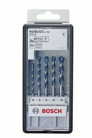 Bosch 2608588165 CYL-5 Betonborenset Robust Line 4-8mm 5-delig