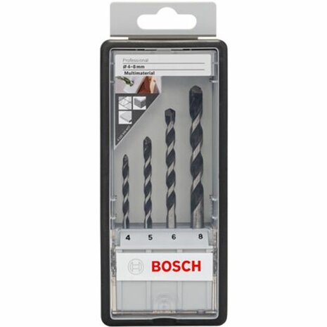 Bosch profiline borenset 4-delig 2608p00120