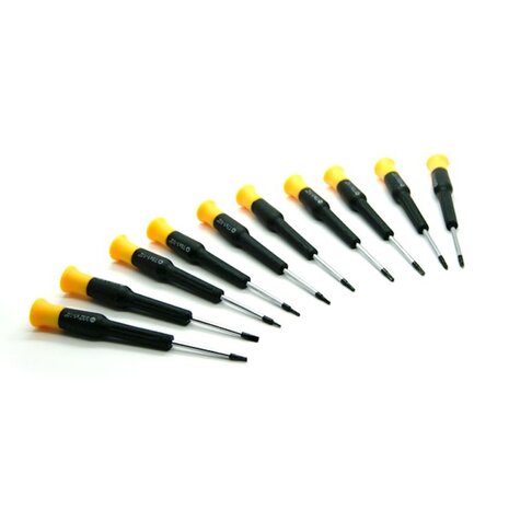 18 delige Schroevendraaierset Kruiskop Torx en Plat in Houder - Soft Grip