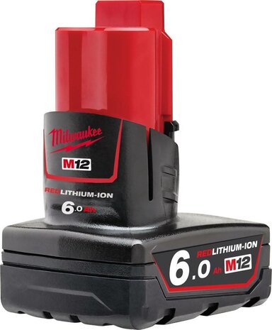 Milwaukee M12 B6 12V Li-ion accu - 6.0Ah - 4932451395