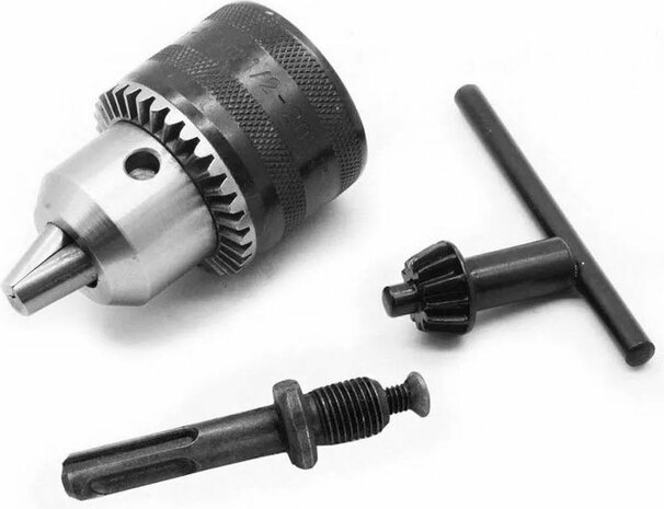 Boorkop met SDS adapter en sleutel 13mm - 1/2''