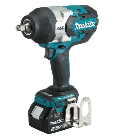 Makita DTW1002RTJ 18V Accu slagmoersleutel set (2x 5.0Ah accu en lader ) in Mbox - 1050Nm - 1/2&quot; - koolborstelloos