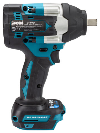 Makita DTW701Z 18V Accu slagmoersleutel body  - 700 Nm - 1/2&quot; pin - koolborstelloos