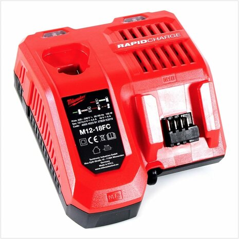 Milwaukee M12-18 FC 12V-18V Li-Ion Accu Snellader - 4932451079