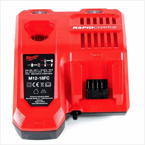 Milwaukee M12-18 FC 12V-18V Li-Ion Accu Snellader - 4932451079