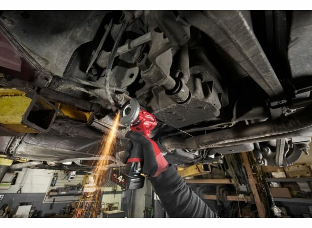 Milwaukee M12 FCOT-0 12V accu Haakse slijper body - Koolborstelloos - 10 x 76mm - 4933464618