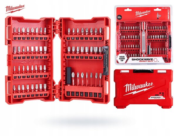 Milwaukee 4932430907 Shockwave Schroefbitset 56 Delig Impact Duty