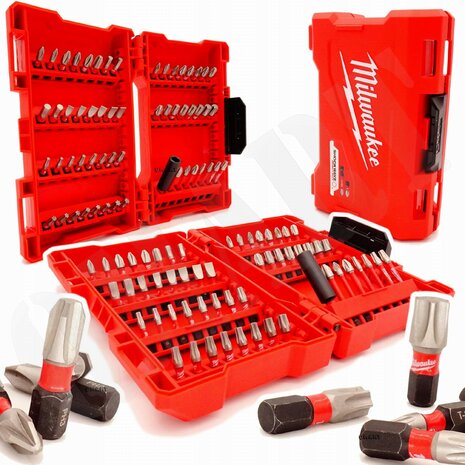 Milwaukee 4932430907 Shockwave Schroefbitset 56 Delig Impact Duty