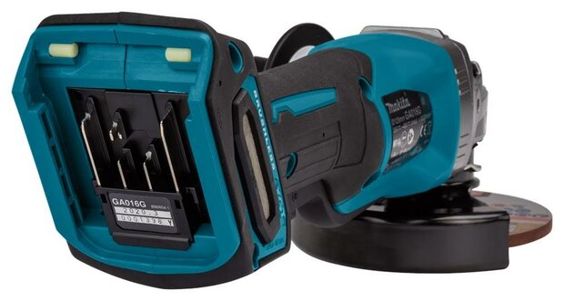 Makita GA016GZ 40V Max Haakse slijper 125 mm