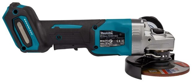 Makita GA016GZ 40V Max Haakse slijper 125 mm