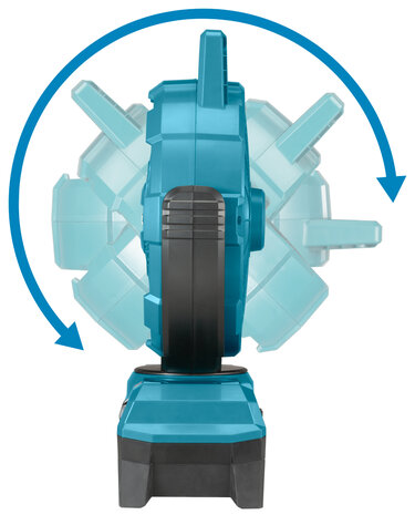 Makita CF001GZ XGT 40V accu ventilator met zwenkfunctie body - 235mm