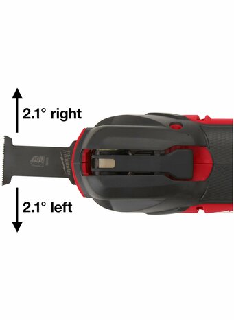 Milwaukee M18 FMT-0X 18V Accu multitool body + accessoireset in HD Box
