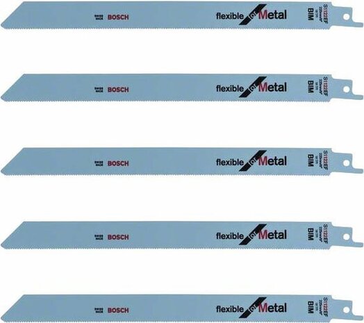 Bosch 2608656020 / S 1122 EF Reciprozaagblad - 225 x 18TPI - Metaal (5st)