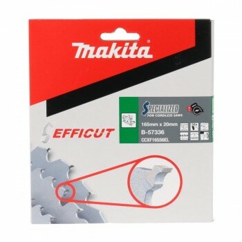 Makita Specialized Zaagblad EFFICUT, 165x20x56T &ndash; B-57336