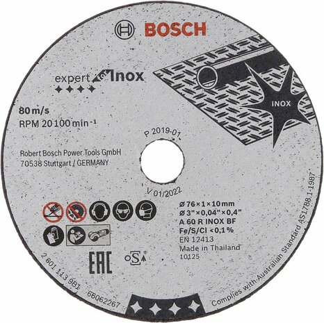 Bosch Doorslijpschijvenset 9 delig voor GWS 12V haakse slijper + mini L-BOXX - 06159975VC