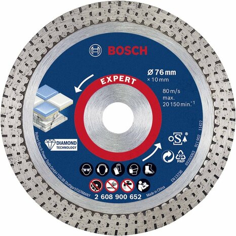 Bosch Doorslijpschijvenset 9 delig voor GWS 12V haakse slijper + mini L-BOXX - 06159975VC