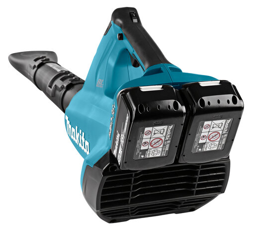 Makita DUB362PT4X 36V (2x 18V) accu bladblazer set (4x 5.0Ah accu en duolader) - 200 km/h
