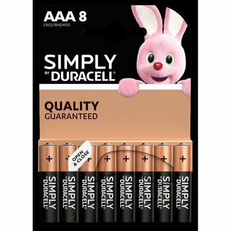 Duracell Alkaline AAA/LR03 blister 8