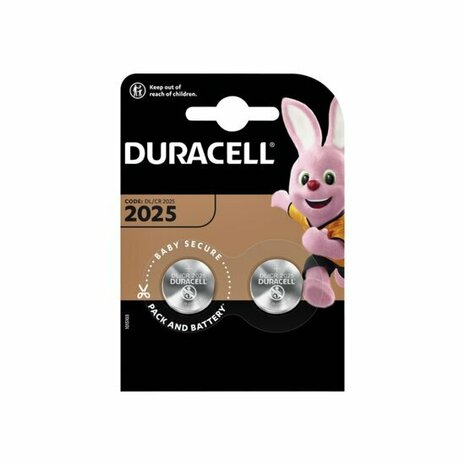 Duracell Batterij DL 2025 - 2 Delig - Knoopcel