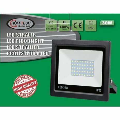 Hofftech LED Straler / Bouwlamp SMD 30 Watt IP65
