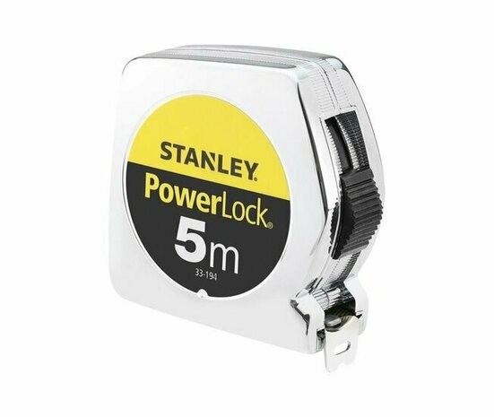 Stanley Powerlock rolbandmaat 5m 19mm 0-33-194