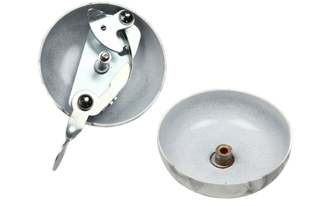 Fietsbel ding-dong 80 mm marmer