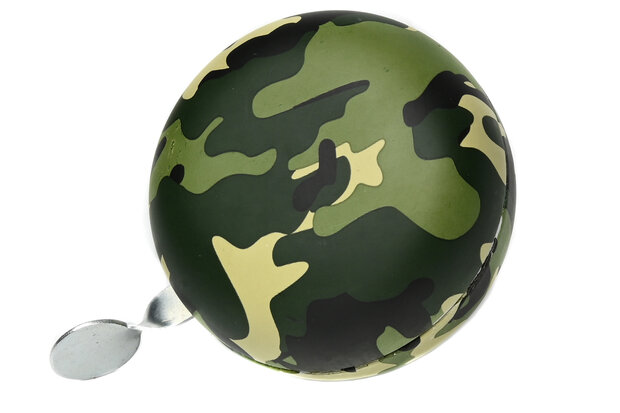 Fietsbel ding-dong 80 mm camouflage
