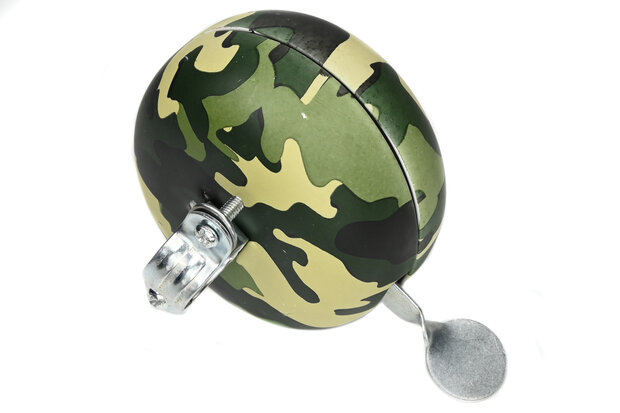 Fietsbel ding-dong 80 mm camouflage
