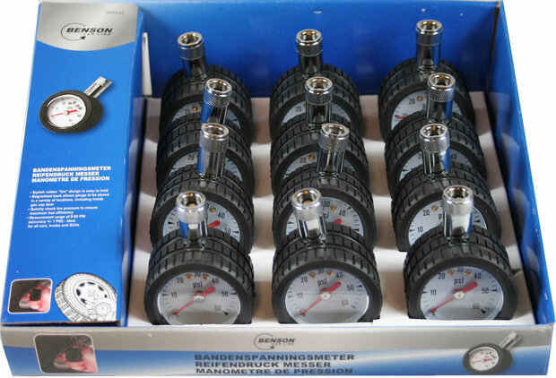 Bandenspanningsmeter display