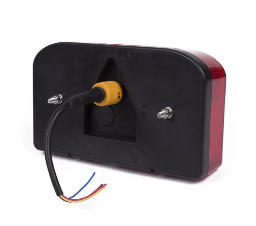 Caravan achterlicht links rood delux + kabel