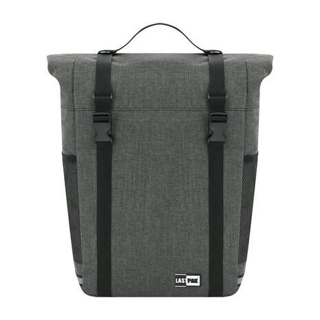 Fietstas enkel 15 ltr donkergrijs