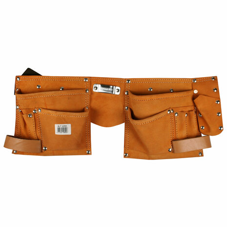 Gereedschapschort leder 10 vaks