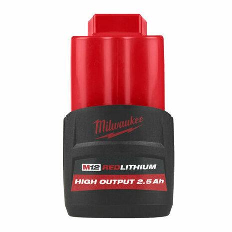 Milwaukee M12 HB2.5 12V Li-Ion accu - 2,5Ah