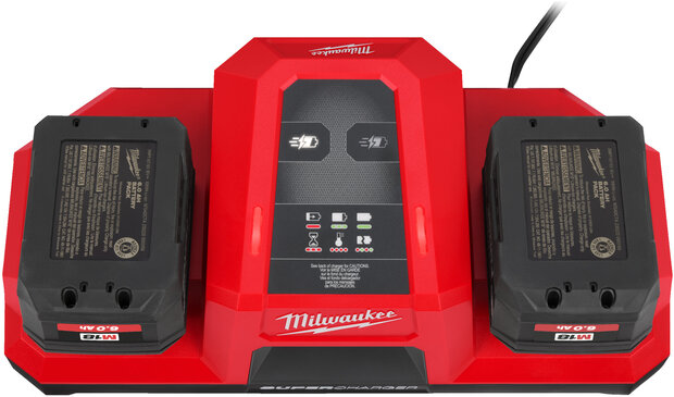 Milwaukee M18DBSC | M18 Dual Bay super lader - 4932492531