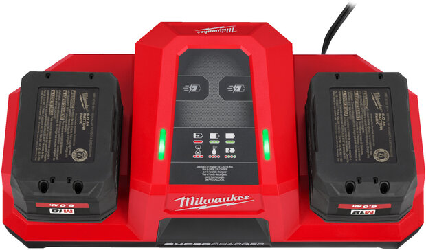 Milwaukee M18DBSC | M18 Dual Bay super lader - 4932492531
