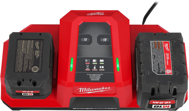 Milwaukee M18DBSC | M18 Dual Bay super lader - 4932492531