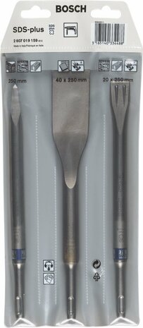 Bosch Professional Beitelset PRO SDS+ 3-delig - 2607019159