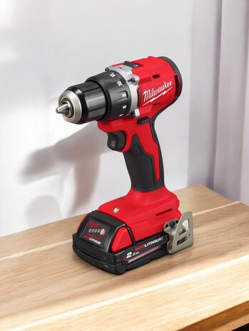 Milwaukee M18 BLDDRC-202C Compacte Accu Schroefboormachine 18V 2.0Ah in Koffer - 4933492833