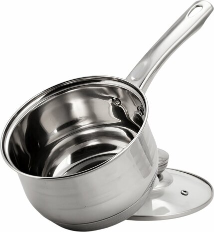 Rosenberg Luxe Pannenset 12 delig - RVS - RVS - Voorzien Van 5-Laags Bodem RB-12GB