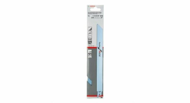 Bosch 2608656018 / S 1122 AF Reciprozaagblad - 225 x 1/24TPI - Metaal (5stuks)