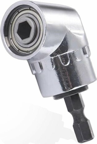 Haakse Schroevendraaier - 105° - Haakse Adapter - Haakse Bithouder - Universeel - 1 Stuk