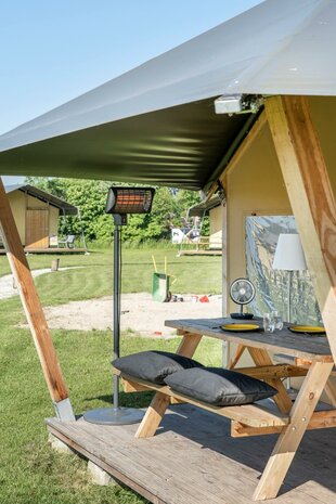Eurom Q-time 2000S Terras-/Parasolverwarmer - 2000W - 470 x 500 x 2020mm