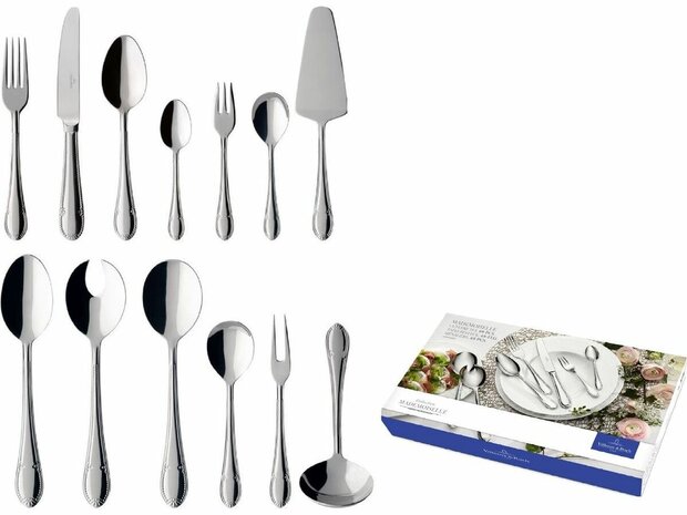 Villeroy &amp; Boch Mademoiselle Bestekset - 68 delig