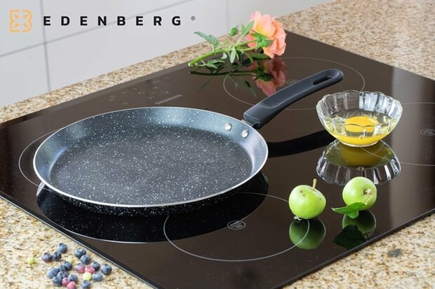 Ed&euml;nb&euml;rg EB-7501 Pannenkoekenpan - Keramische/Marmeren Coating - 22 cm