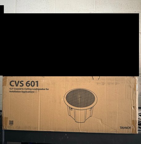 Tannoy CVS 601 - 200W 6,5-inch passieve 2-weg plafondluidspreker 70V/100V met een spreidingshoek van 180 x 180 graden en EN52-24-certificering in witte uitvoering