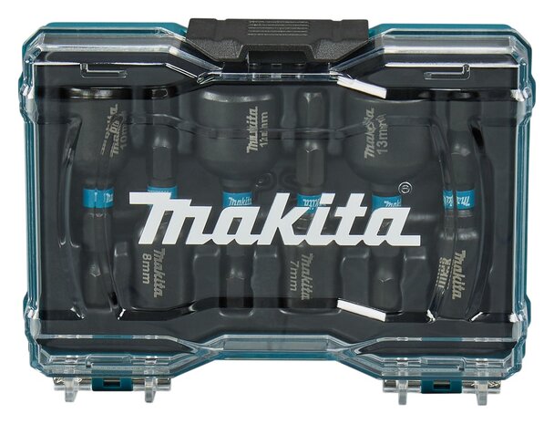 Makita E-15768 Magnetische doppenset 1/4" slagmoersleutel zwart, 6-delig