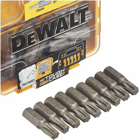 DOOS VAN 20 DeWalt DT7963 Torsion schroefbits T30  &ndash; 25mm (25st)   DP44-QZ