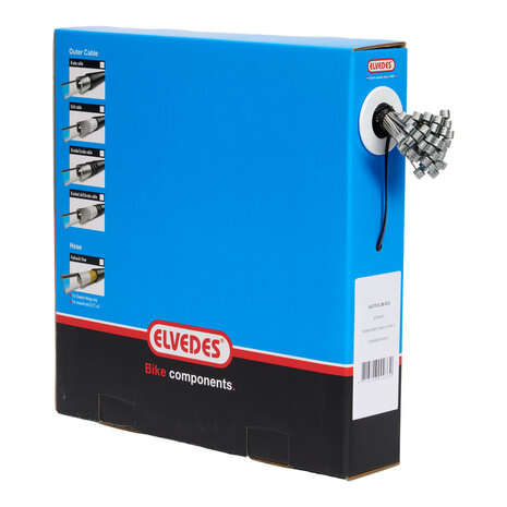 Elvedes Rem binnenkabel RVS 3000 mm &oslash; 1,5 mm (50x) Met T-nippel &oslash; 7 &times; 6.