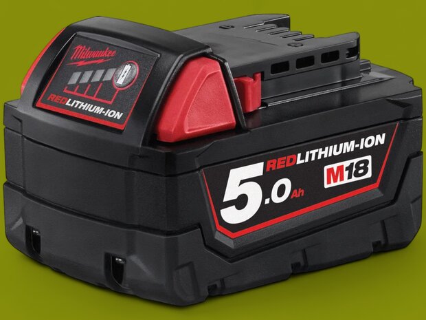 Milwaukee M18 B5 Duopack 18V Li-Ion accu's - 5.0Ah 2 stuks